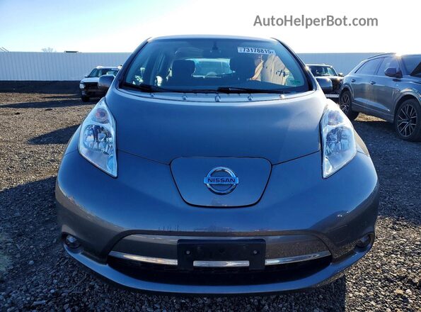 1N4BZ0CP1HC306664 2017 NISSAN LEAF Gray Вид спереду