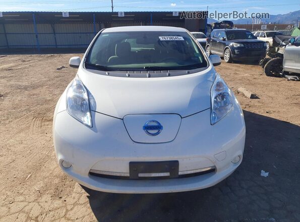 1N4BZ0CP2GC300144 2016 NISSAN LEAF White Widok z przodu