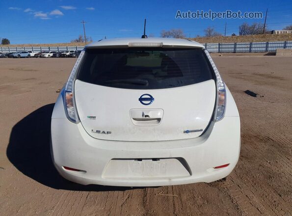 1N4BZ0CP2GC300144 2016 NISSAN LEAF White Widok z tyłu