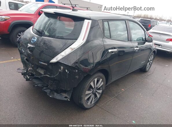 1N4BZ0CP5GC307265 2016 NISSAN LEAF Черный Задняя правая четверть