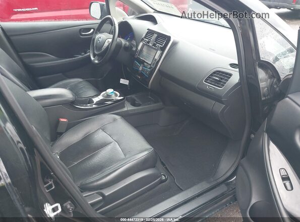 1N4BZ0CP5GC307265 2016 NISSAN LEAF Черный Вид салона спереди