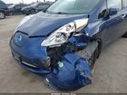 2017 Nissan Leaf S Dark Blue vin: 1N4BZ0CP5HC307848