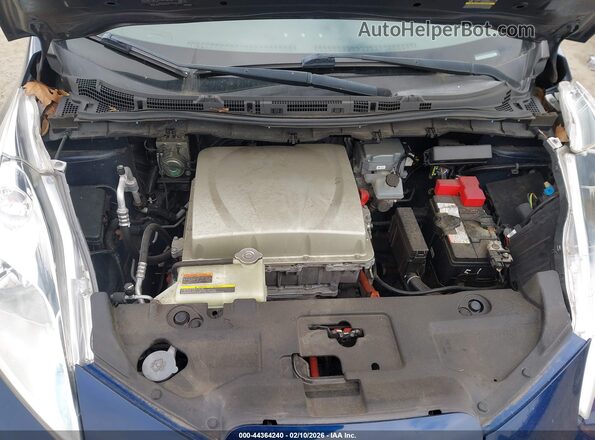 1N4BZ0CP5HC307848 2017 NISSAN LEAF Dark Blue Вид сзади