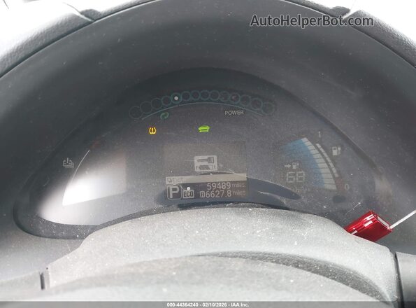 1N4BZ0CP5HC307848 2017 NISSAN LEAF Dark Blue Вид задних сидений