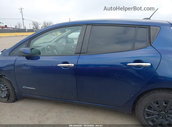 1N4BZ0CP5HC307848 2017 NISSAN LEAF Dark Blue Панорамный вид салона 360°