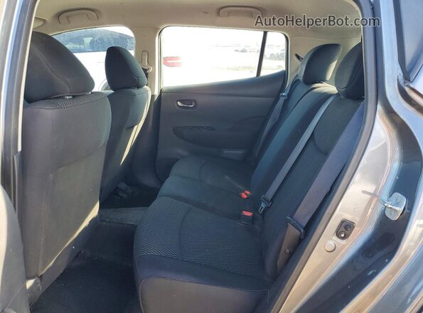 1N4BZ0CP5HC310409 2017 NISSAN LEAF Gray Widok tylnych siedzeń