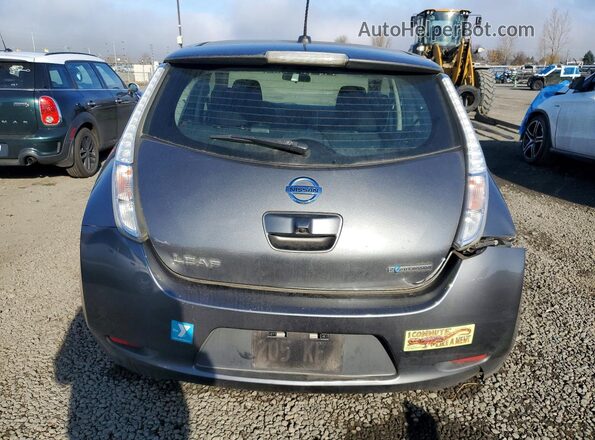 1N4BZ0CP5HC310409 2017 NISSAN LEAF Gray Widok z tyłu