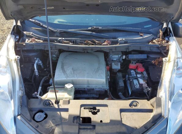 1N4BZ0CP5HC310409 2017 NISSAN LEAF Gray Widok wnętrza z tyłu