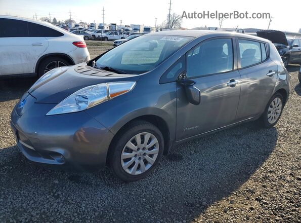 1N4BZ0CP5HC310409 2017 NISSAN LEAF Gray Przód lewy