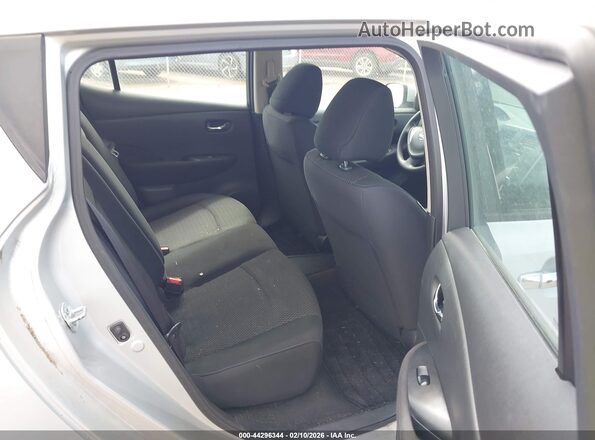 1N4BZ0CP7HC306376 2017 NISSAN LEAF Silver Vista de la etiqueta del VIN