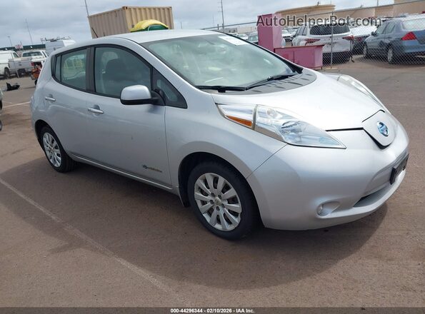 1N4BZ0CP7HC306376 2017 NISSAN LEAF Silver Delantero derecho