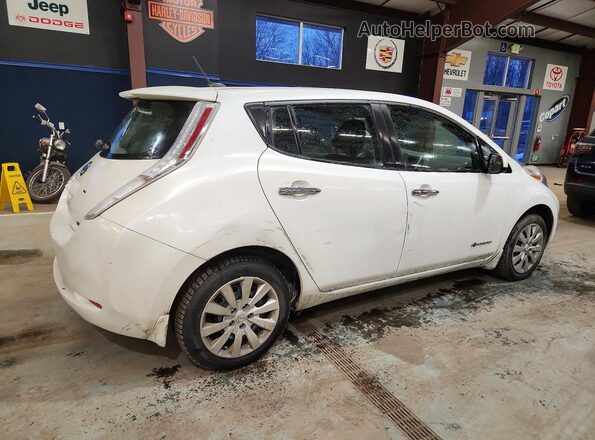 1N4BZ0CPXHC311880 2017 NISSAN LEAF White Trasero derecho