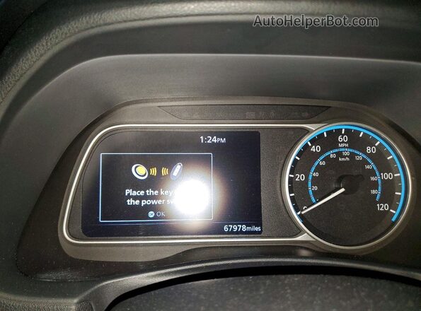 1N4BZ1BV3MC554432 2021 NISSAN LEAF Gray Widok zestawu wskaźników