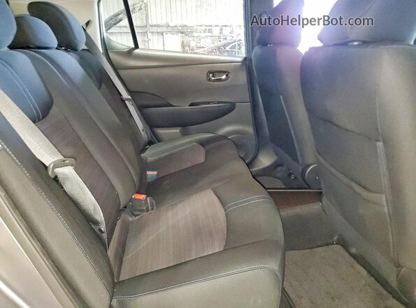 1N4BZ1BV3MC554432 2021 NISSAN LEAF Gray Widok wnętrza z tyłu