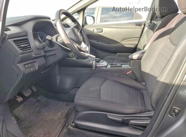 1N4BZ1BV3MC554432 2021 NISSAN LEAF Gray Widok wnętrza z przodu