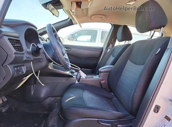 1N4BZ1BV4NC553310 2022 NISSAN LEAF White Widok wnętrza z przodu