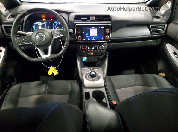 1N4BZ1BV5MC553248 2021 NISSAN LEAF Синий Вид панели приборов