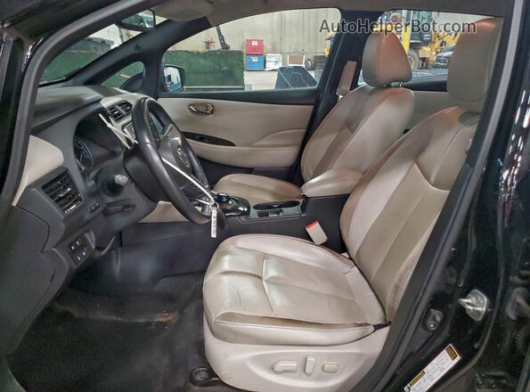 1N4BZ1CP5KC317776 2019 NISSAN LEAF Black Widok wnętrza z przodu