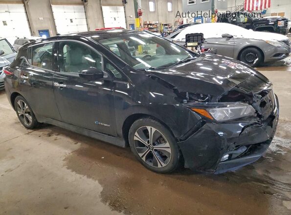 1N4BZ1CP5KC317776 2019 NISSAN LEAF Black Przód prawy