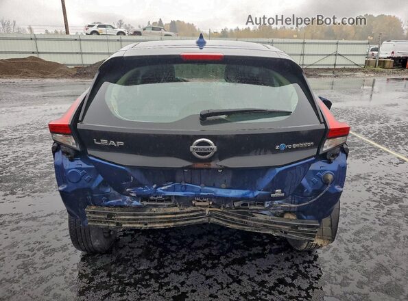 1N4BZ1CP7KC312191 2019 NISSAN LEAF Blue Հետևի տեսք