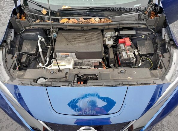 1N4BZ1CP7KC312191 2019 NISSAN LEAF Blue Սալոնի հետևի տեսք