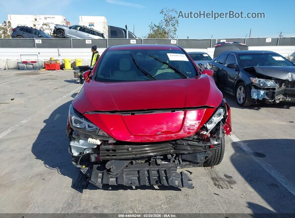 1N4BZ1CP8KC317304 2019 NISSAN LEAF Красный Вид панели приборов
