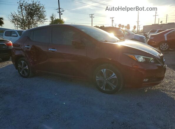 1N4BZ1CV4NC554665 2022 NISSAN LEAF Красный Передняя правая четверть