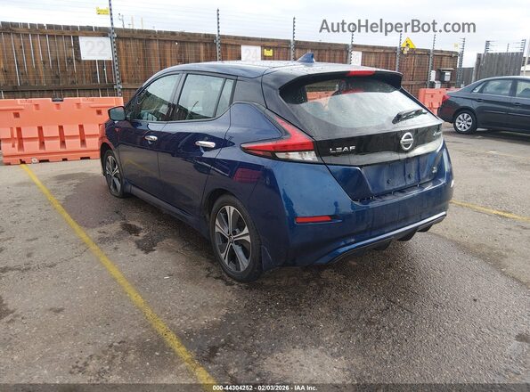 1N4BZ1DP6LC309170 2020 NISSAN LEAF Blue უკანა მარცხენა