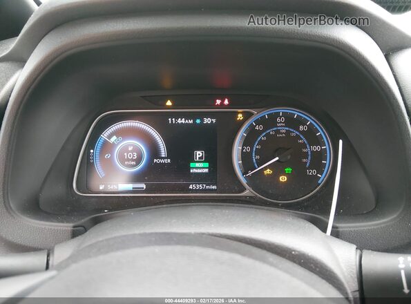 1N4BZ1DV3MC552645 2021 NISSAN LEAF Белый Вид задних сидений