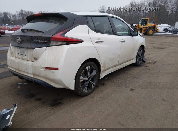 1N4BZ1DV3MC552645 2021 NISSAN LEAF Белый Задняя правая четверть