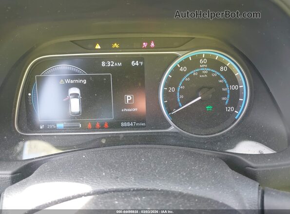 1N4CZ1CV4PC558903 2023 NISSAN LEAF Gray Vista de los asientos traseros