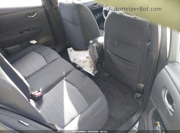 1N4CZ1CV4PC558903 2023 NISSAN LEAF Gray Vista de la etiqueta del VIN