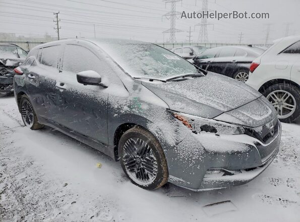 1N4CZ1CV6RC552801 2024 NISSAN LEAF Серый Передняя правая четверть