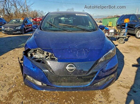 1N4CZ1CV7PC563092 2023 NISSAN LEAF Blue Front view