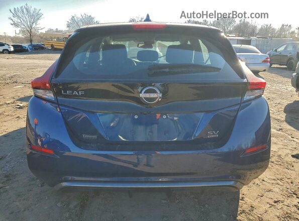 1N4CZ1CV7PC563092 2023 NISSAN LEAF Blue Rear view