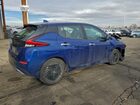 2025 Nissan Leaf S Синий vin: 1N4CZ1CV7SC565031