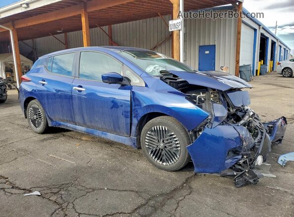1N4CZ1CV7SC565031 2025 NISSAN LEAF Синий Передняя правая четверть