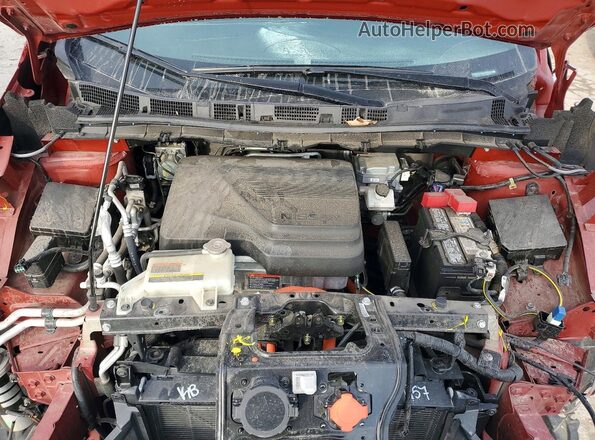 1N4CZ1CV9SC564771 2025 NISSAN LEAF Red Вид задньої частини салону