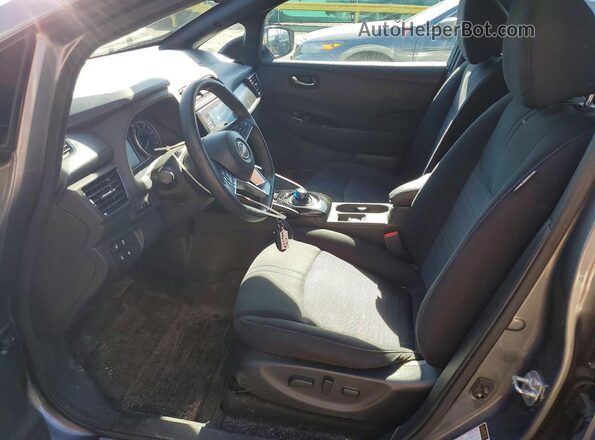 1N4CZ1CVXPC551938 2023 NISSAN LEAF Серый Вид салона спереди