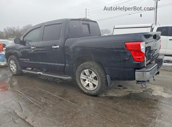 1N6AA1EKXKN523384 2019 NISSAN TITAN Черный Задняя левая четверть