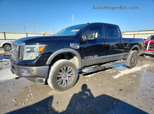 1N6BA1F28GN504987 2016 NISSAN TITAN Черный Передняя левая четверть