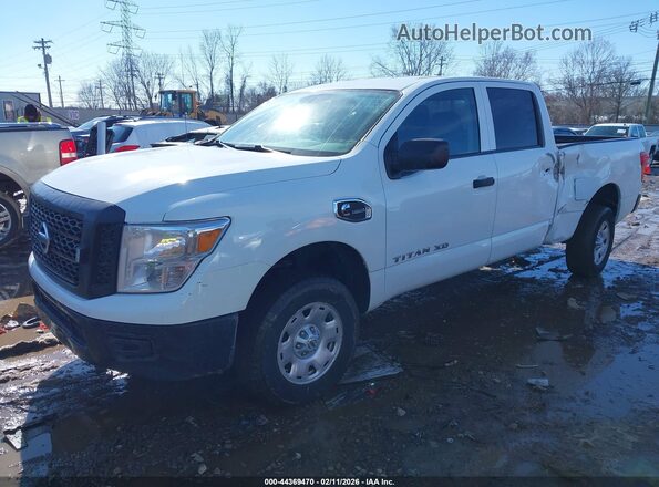 1N6BA1F39JN551185 2018 NISSAN TITAN XD White Przód lewy