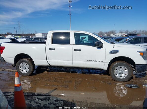 1N6BA1F39JN551185 2018 NISSAN TITAN XD White Widok wnętrza z tyłu