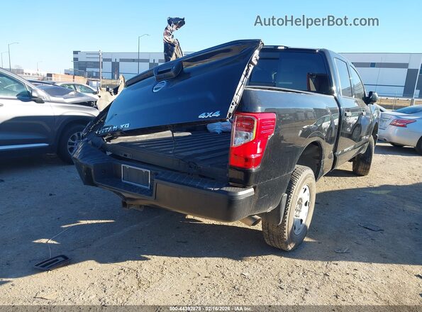 1N6BA1F3XJN519345 2018 NISSAN TITAN XD Черный Задняя правая четверть