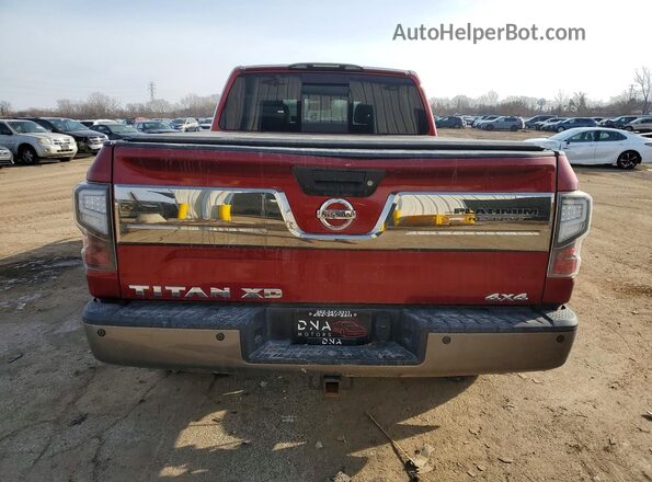 1N6BA1F40GN510333 2016 NISSAN TITAN Burgundy Widok z tyłu