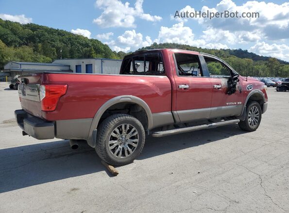 1N6BA1F48GN508541 2016 NISSAN TITAN Красный Задняя правая четверть