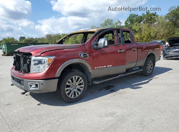 1N6BA1F48GN508541 2016 NISSAN TITAN Красный Передняя левая четверть