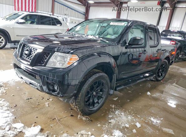 1N6ED0EBXMN715118 2021 NISSAN FRONTIER Black Vista tres cuartos delantera izquierda
