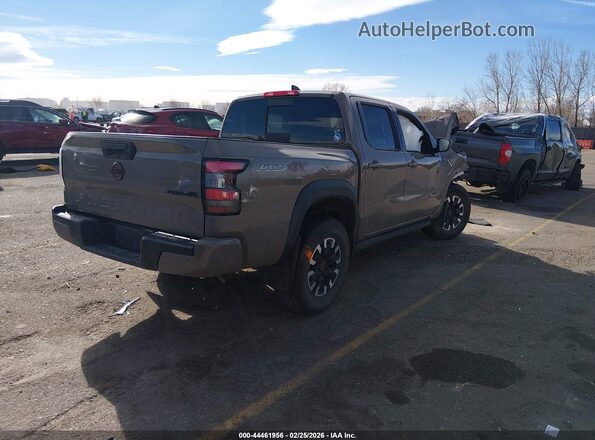 1N6ED1EKXRN617381 2024 NISSAN FRONTIER Желто-коричневый Задняя правая четверть