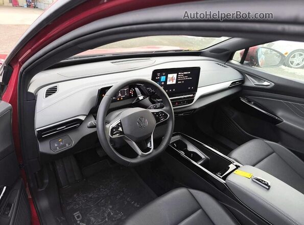 1V25MPE82PC020940 2023 VOLKSWAGEN ID.4 Red Vista interior delantera